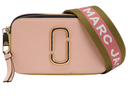 The Snapshot, &pound;150, Handbags, Pink/Yellow, Leather, Front view